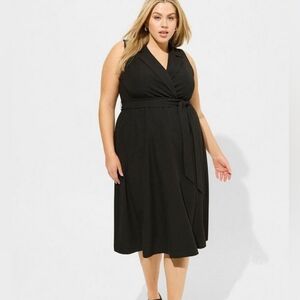 NWT Torrid Midi Twill Shirtdress
